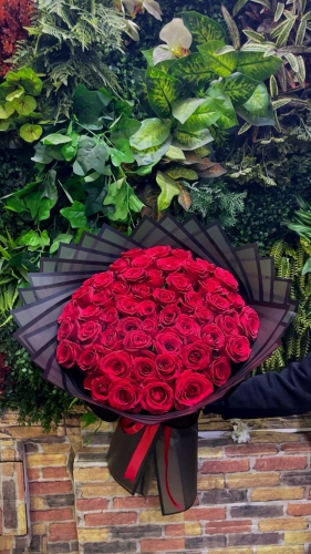 ÖZEL YENİ TASARIM KIRMIZI GÜL BUKET