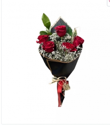 5 Lİ GÜL BUKETİ LÜX