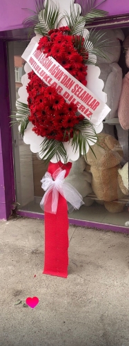 KIRMIZI CELBERALI CANLI ÇELENK