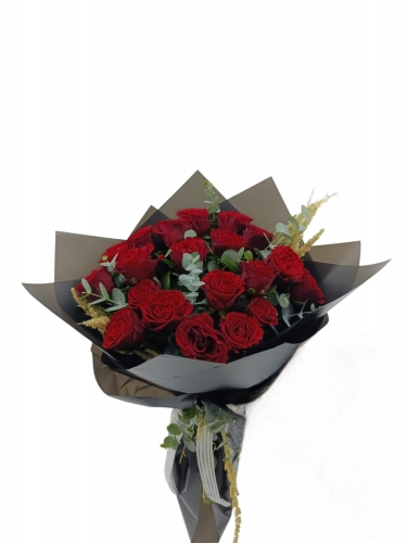 21 kırmızı gül 