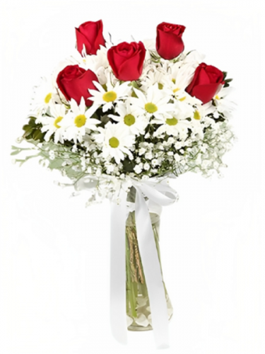 Vazoda Güller ve Papatyalar