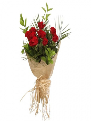 10 Kırmızı Gül Buket
